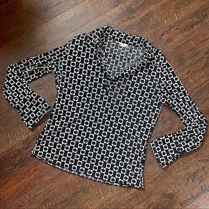 Creative Design Works geo print blouse